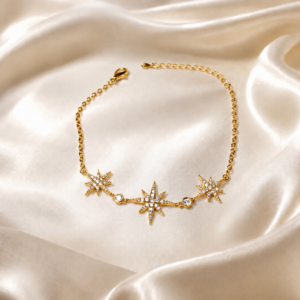 Gold-Tone Starburst Bracelet