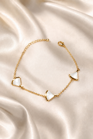 Mother-of-Pearl-Style Charm Bracelet