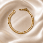 Zeiya Tone Triple-Row Bracelet