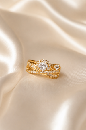 Celeste Halo Ring