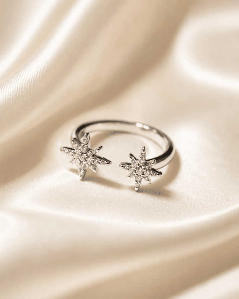Silver-tone rings